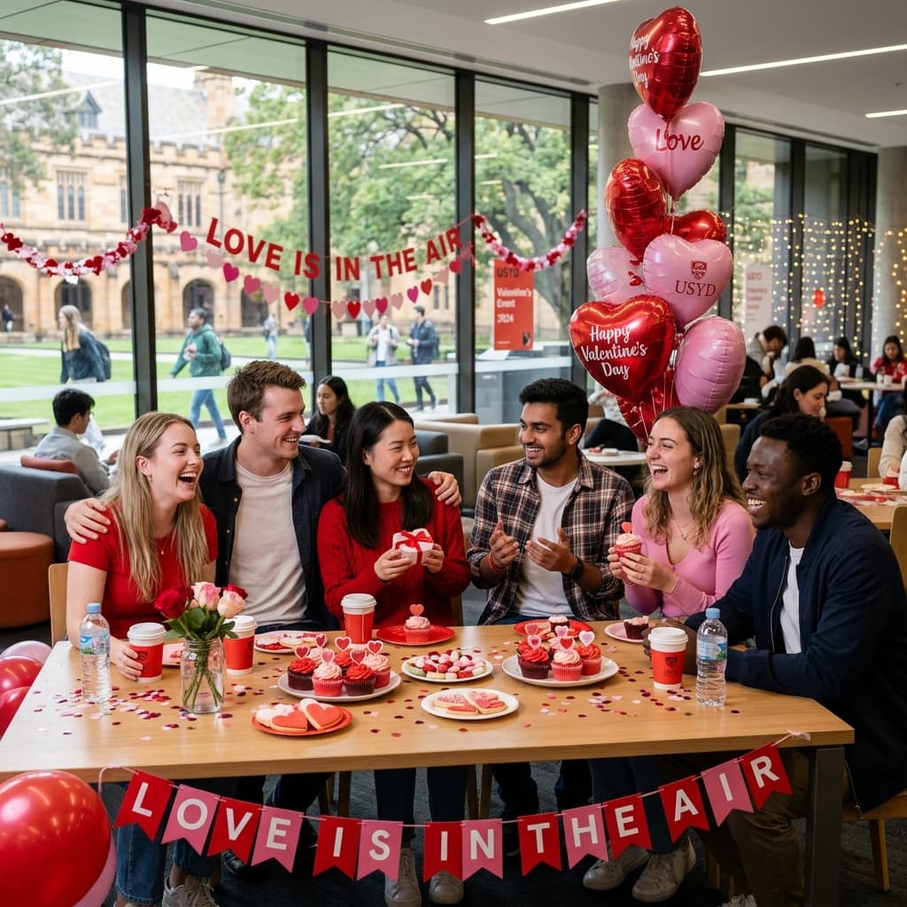 Valentine's Day on campus: Sweet treats and shared moments