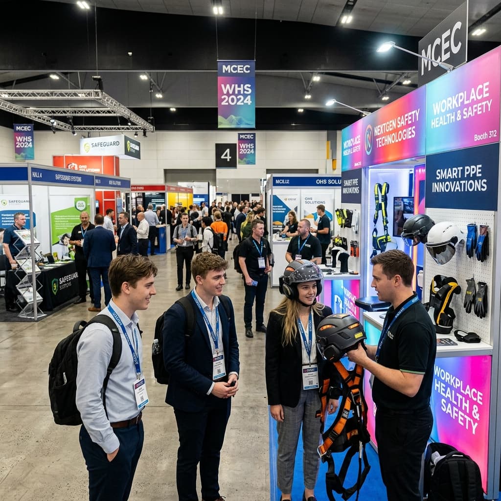 AuSC students attend Workplace Health & Safety Show Victoria at MCEC